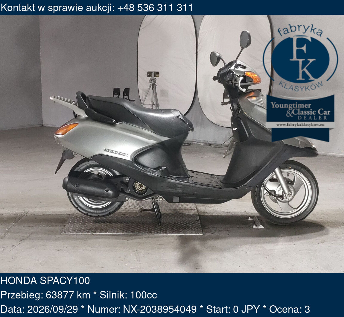 HONDA SPACY100  - zdjęcie 2