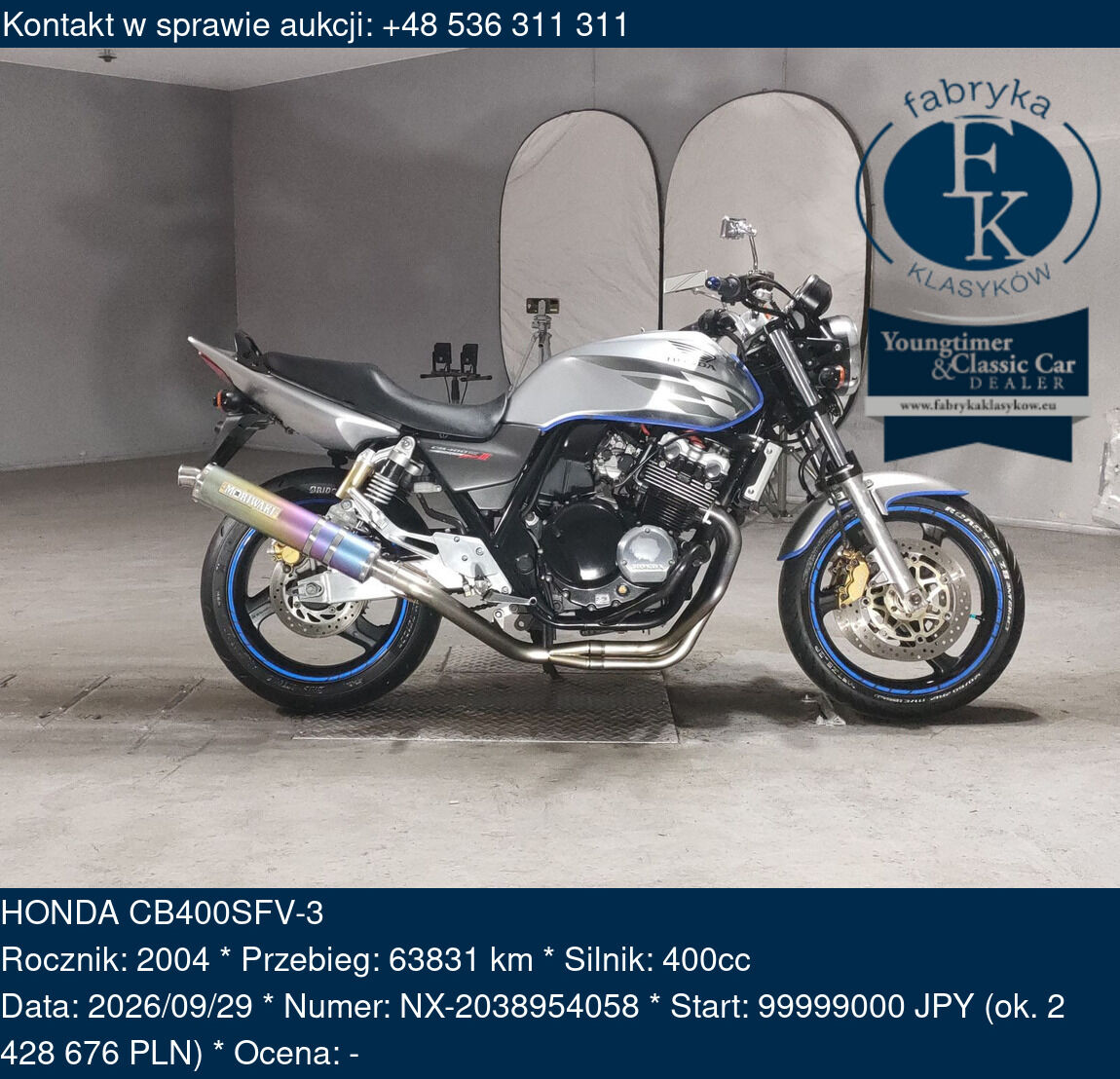 HONDA CB400SFV-3 2004 - zdjęcie 2