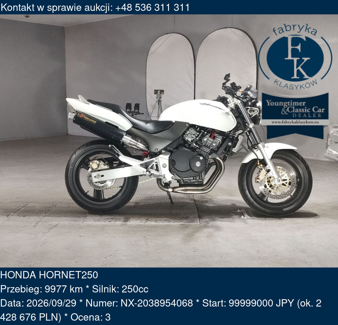 HONDA HORNET250 - zdjęcie 2