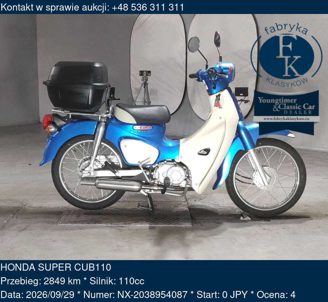 HONDA SUPER CUB110  - zdjęcie 2