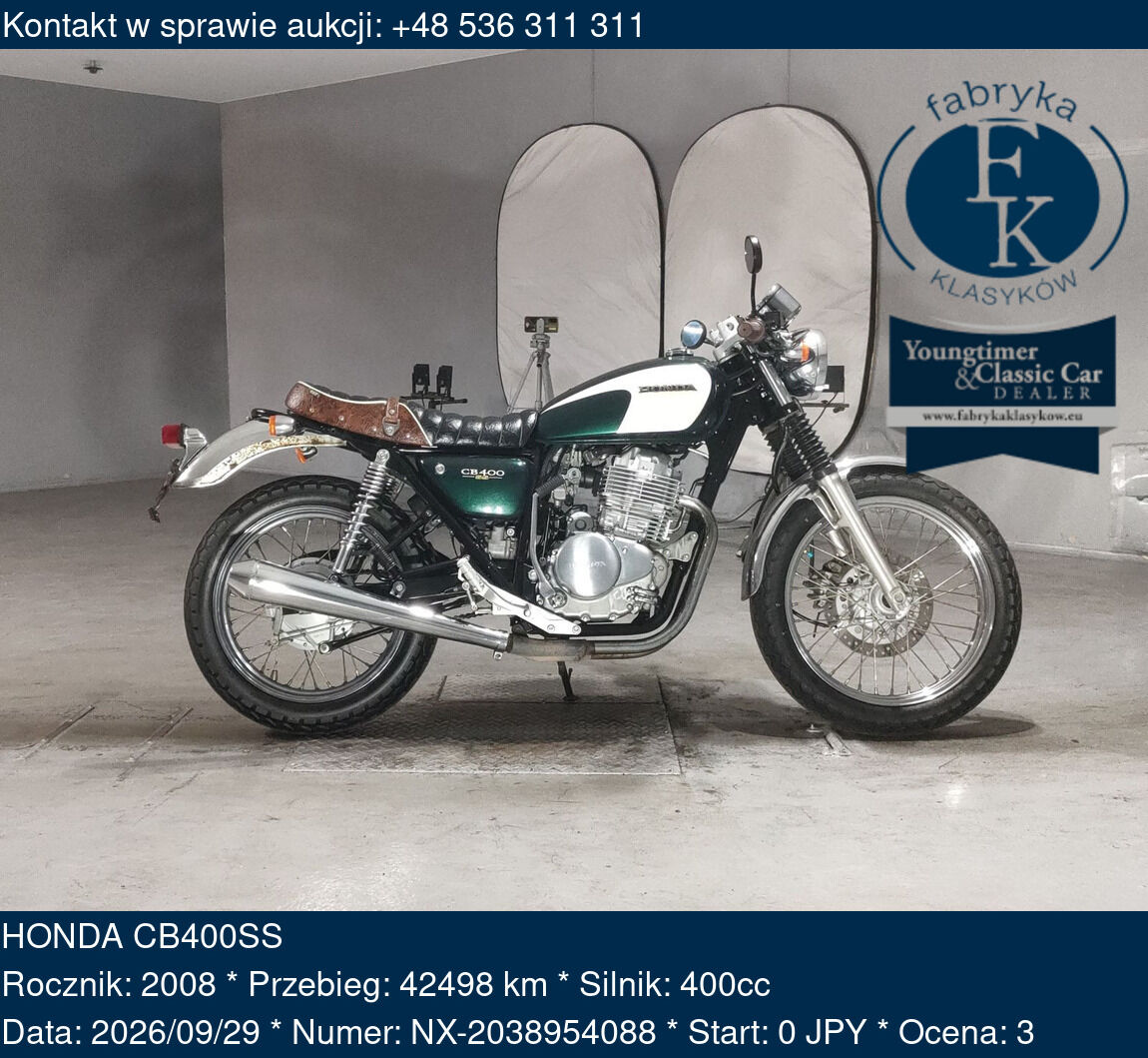 HONDA CB400SS 2008 - zdjęcie 2
