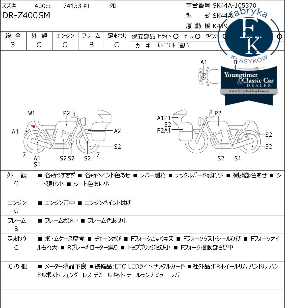 SUZUKI DR-Z400SM 2009 - zdjęcie 7