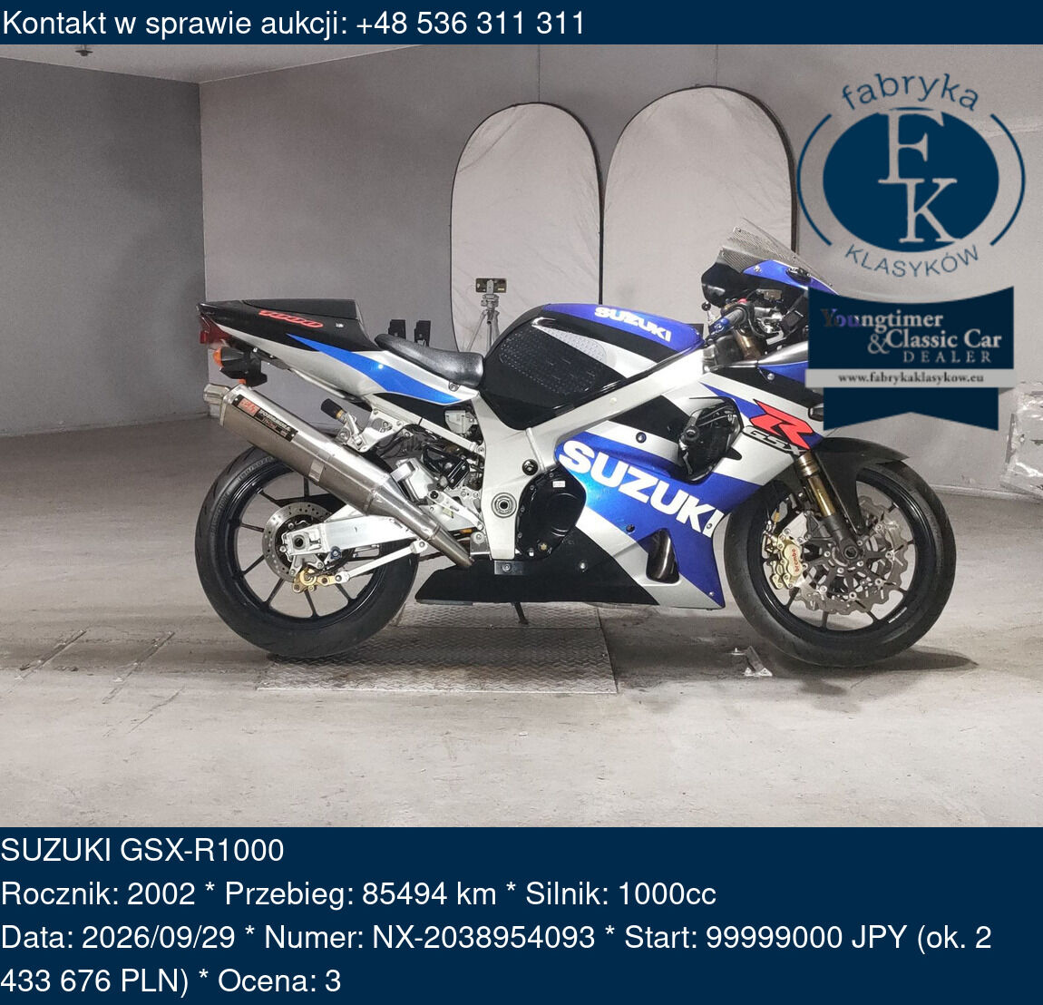 SUZUKI GSX-R1000 2002 - zdjęcie 2