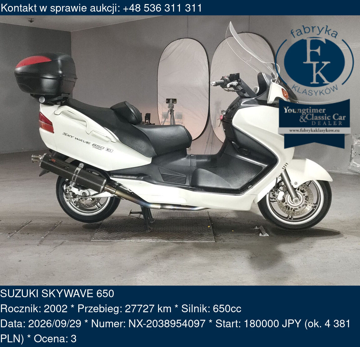 SUZUKI SKYWAVE 650 2002 - zdjęcie 2