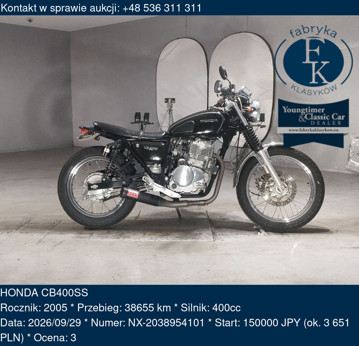 HONDA CB400SS 2005 - zdjęcie 2