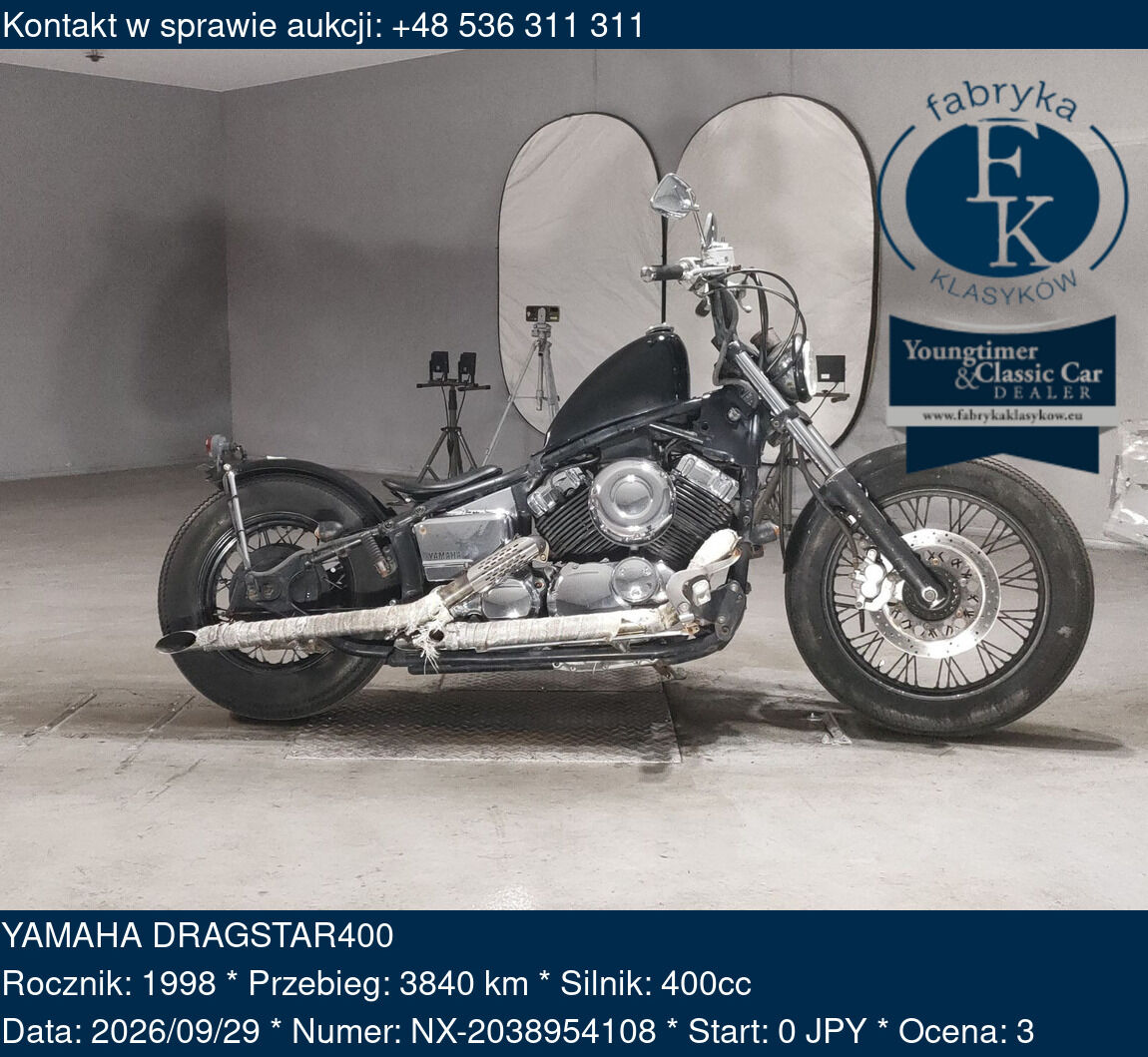 YAMAHA DRAGSTAR400 1998 - zdjęcie 2