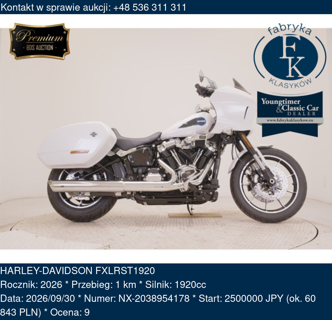 HARLEY-DAVIDSON FXLRST1920 2026 - zdjęcie 2