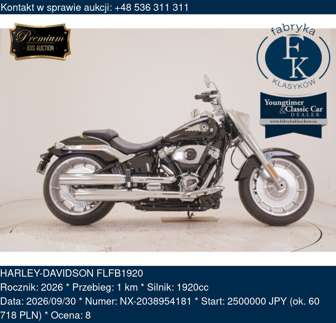 HARLEY-DAVIDSON FLFB1920 2026 - zdjęcie 2