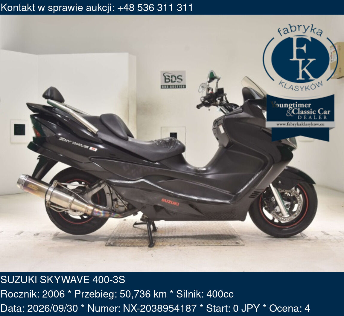 SUZUKI SKYWAVE 400-3S 2006 - zdjęcie 2
