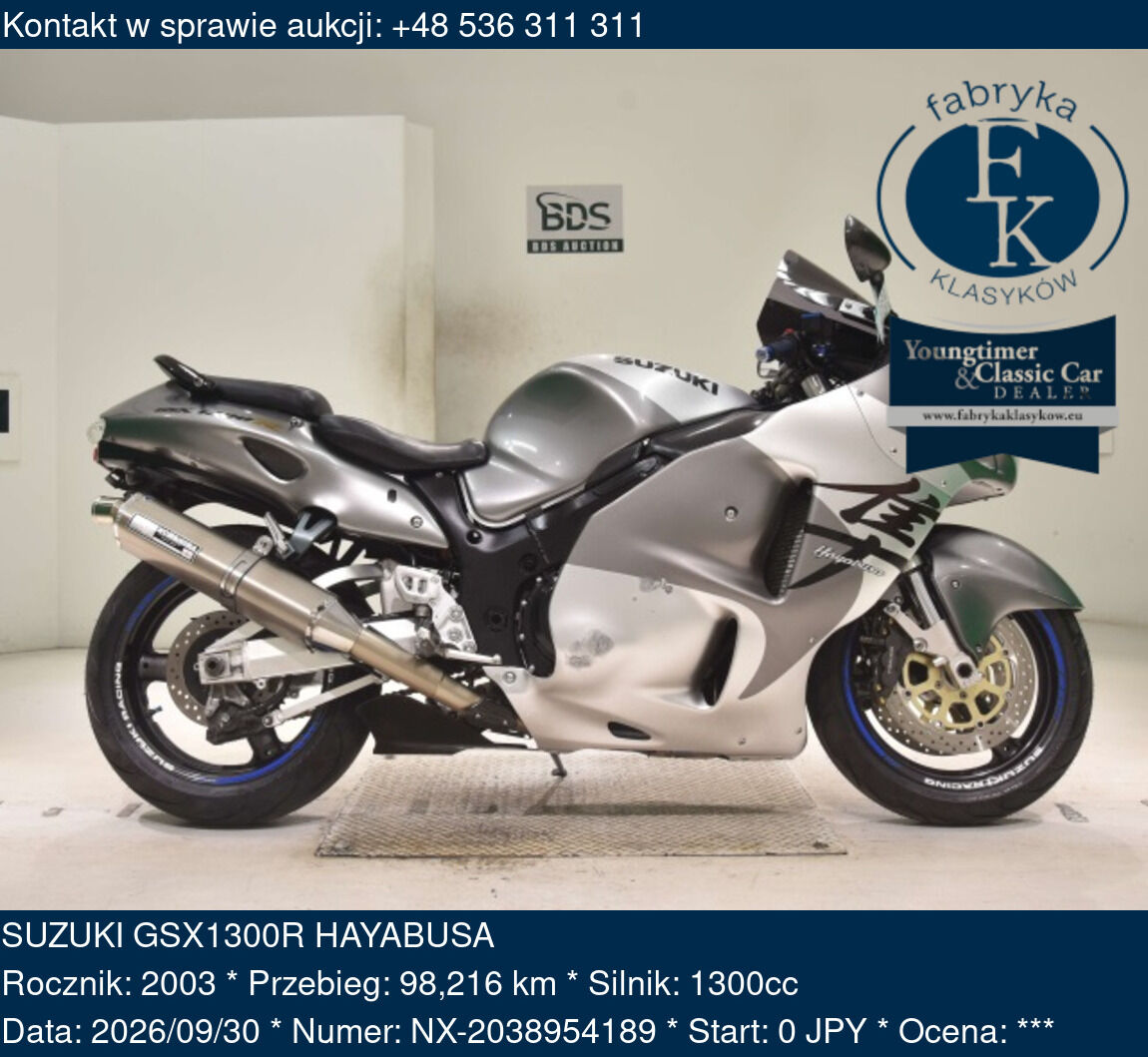 SUZUKI GSX1300R HAYABUSA 2003 - zdjęcie 2