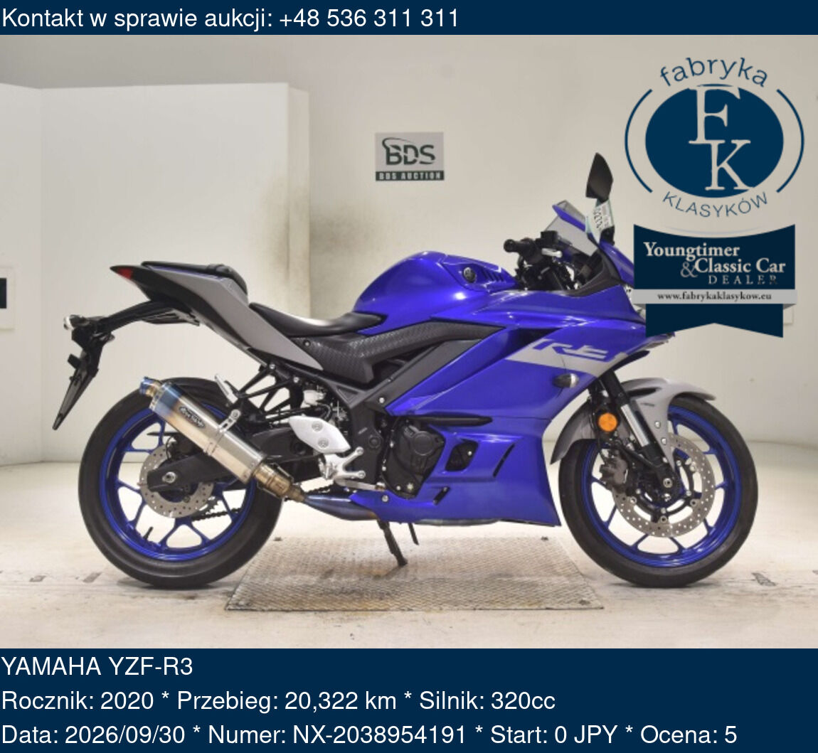 YAMAHA YZF-R3 2020 - zdjęcie 2