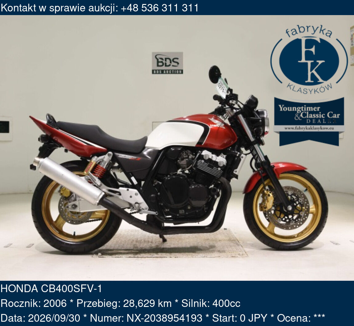 HONDA CB400SFV-1 2006 - zdjęcie 2