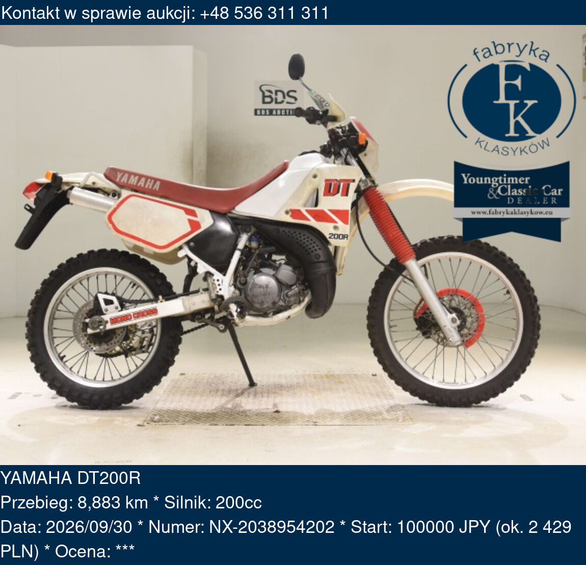 YAMAHA DT200R  - zdjęcie 2