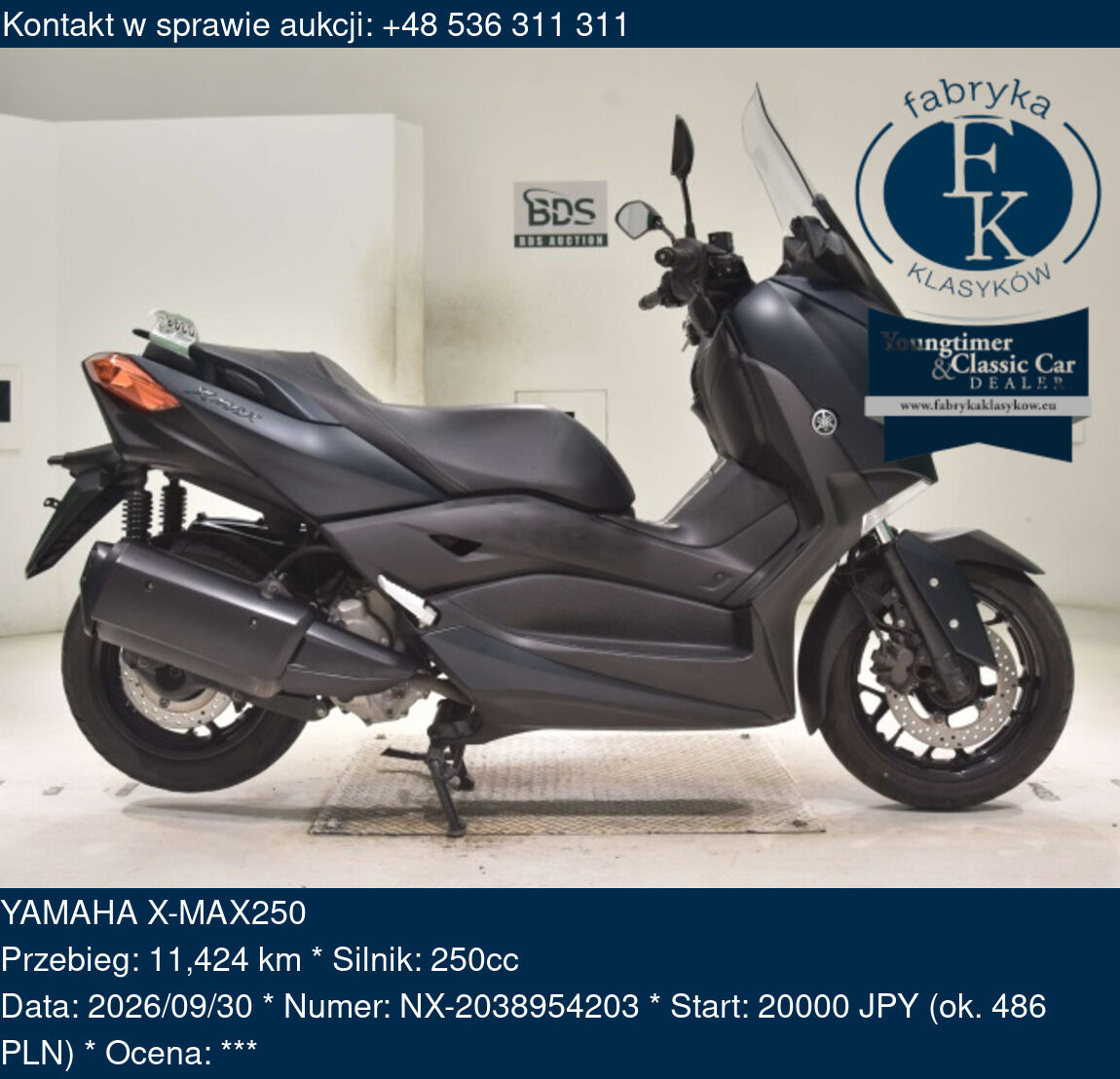 YAMAHA X-MAX250 - zdjęcie 2