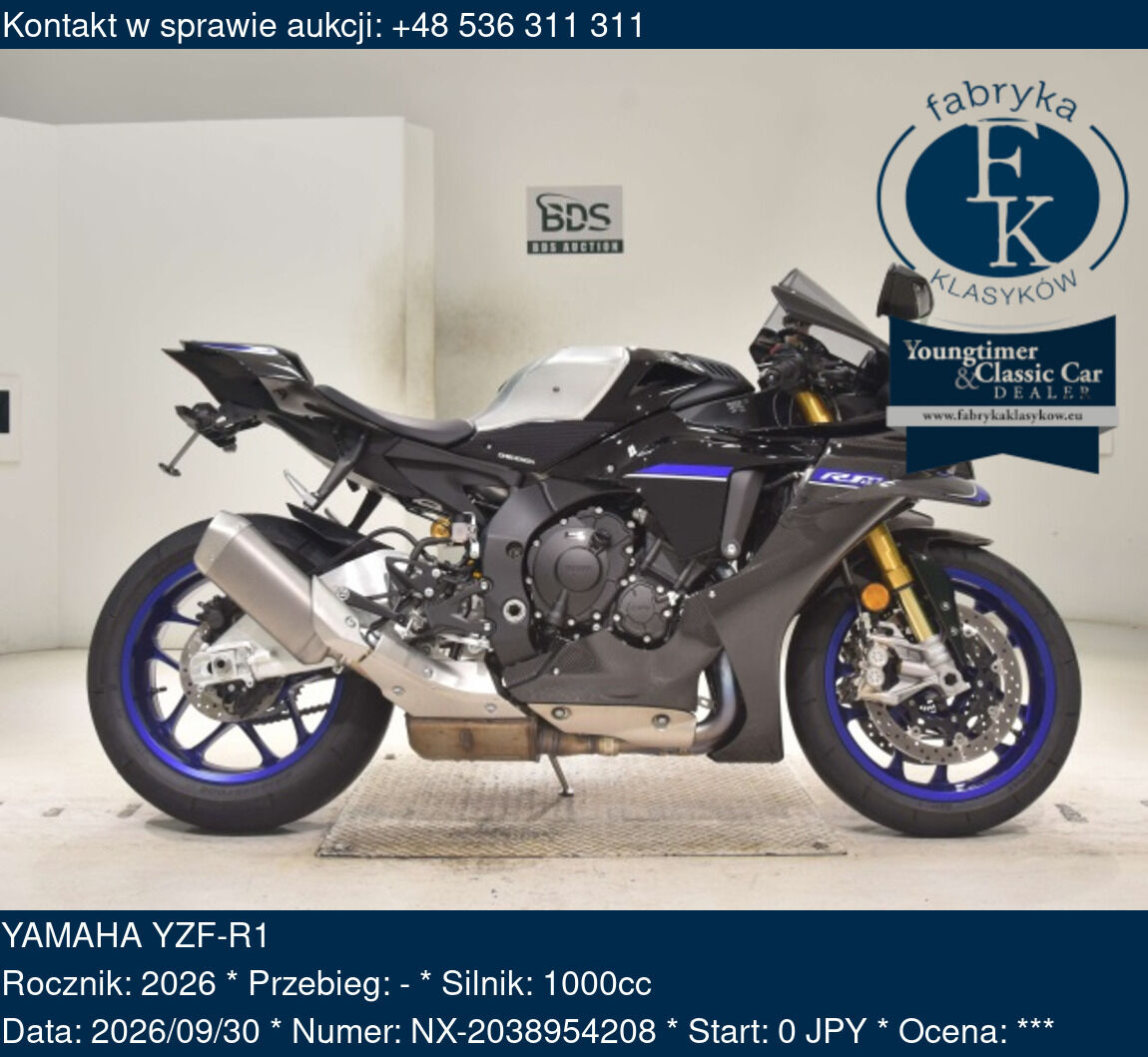 YAMAHA YZF-R1 2026 - zdjęcie 2