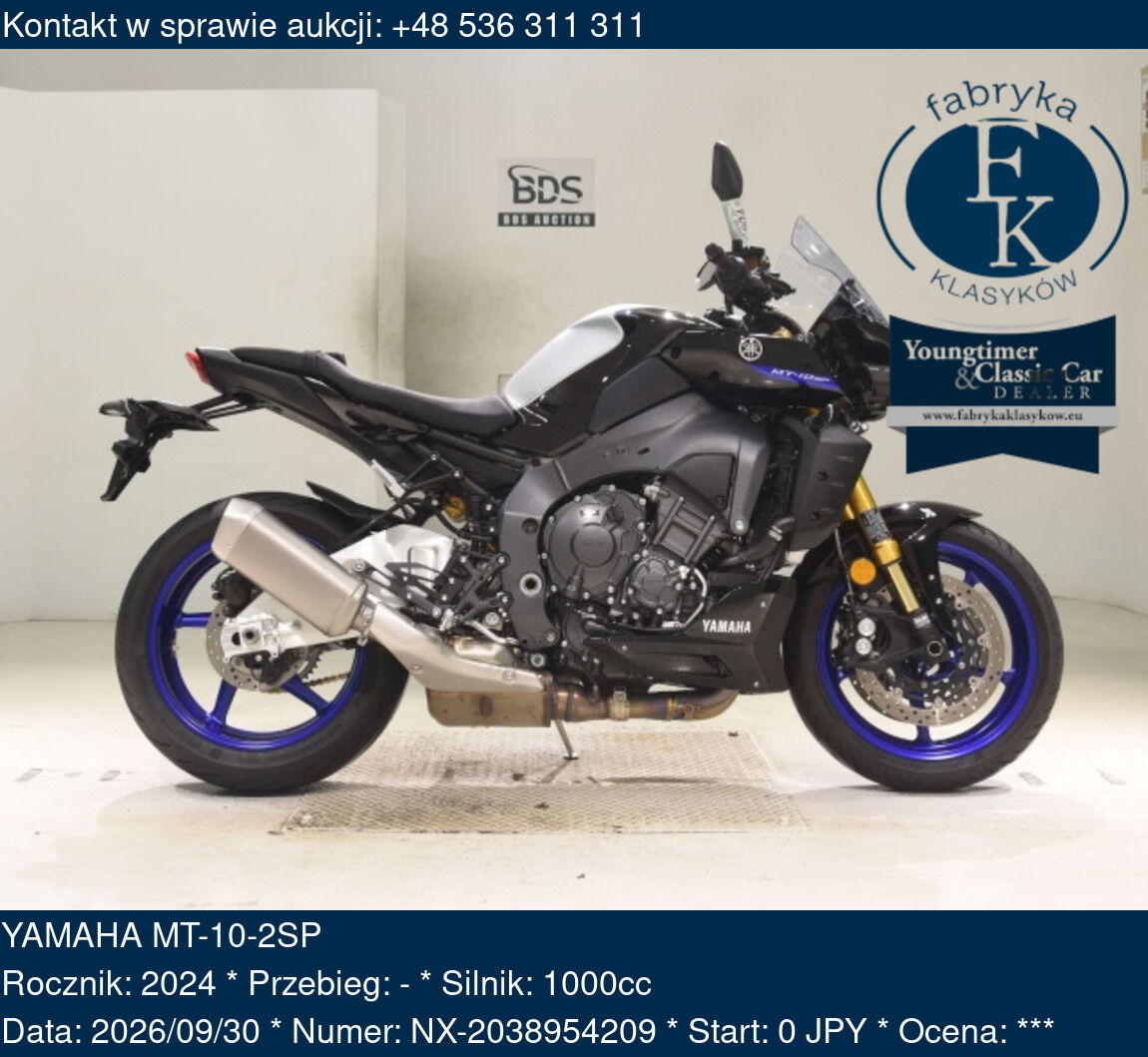 YAMAHA MT-10-2SP 2024 - zdjęcie 2