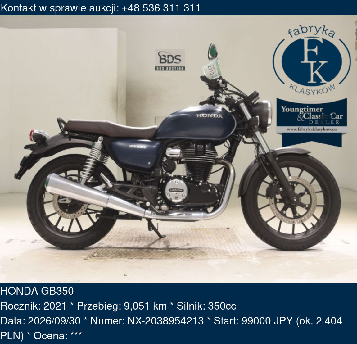 HONDA GB350 2021 - zdjęcie 2