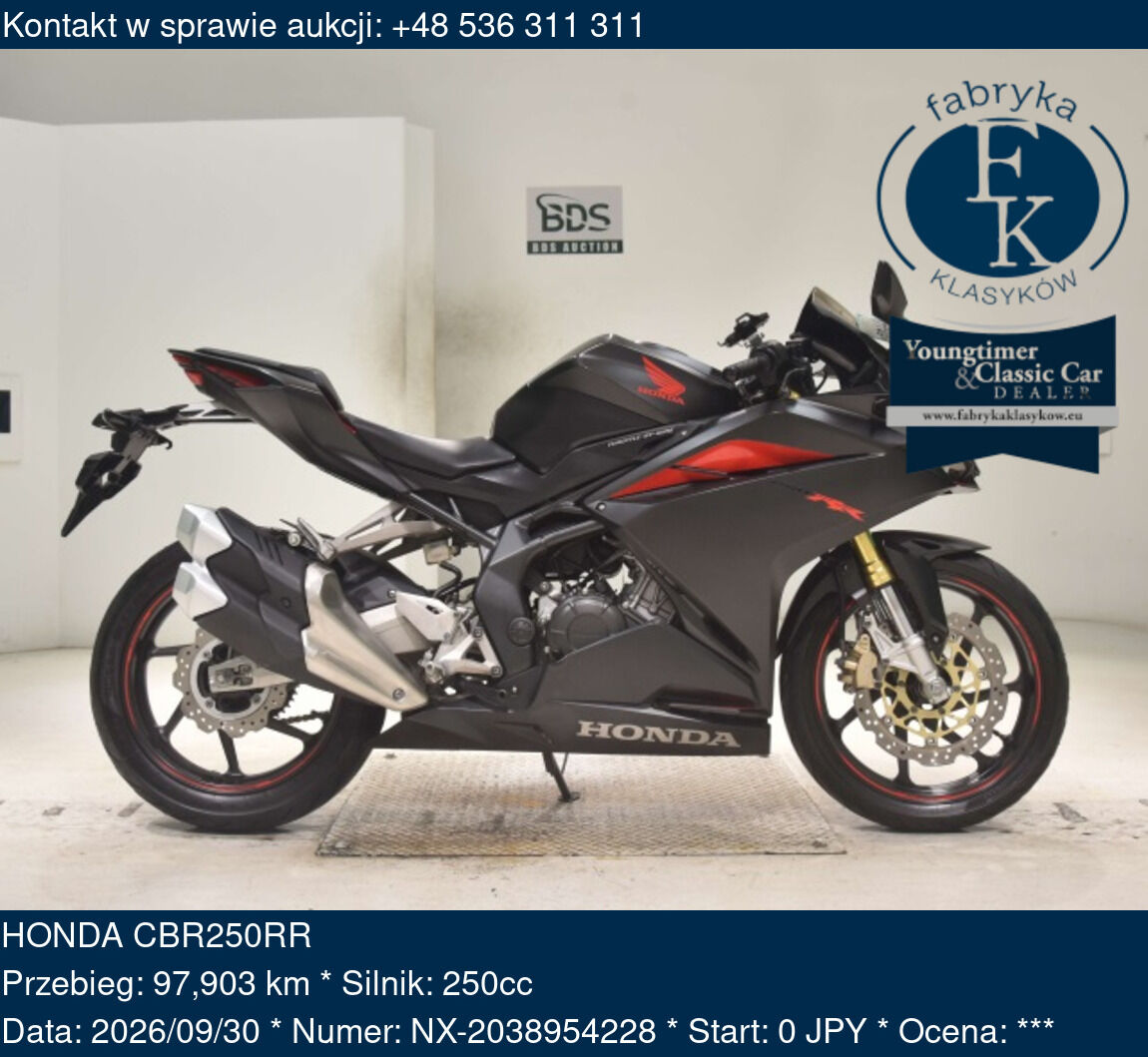 HONDA CBR250RR  - zdjęcie 2