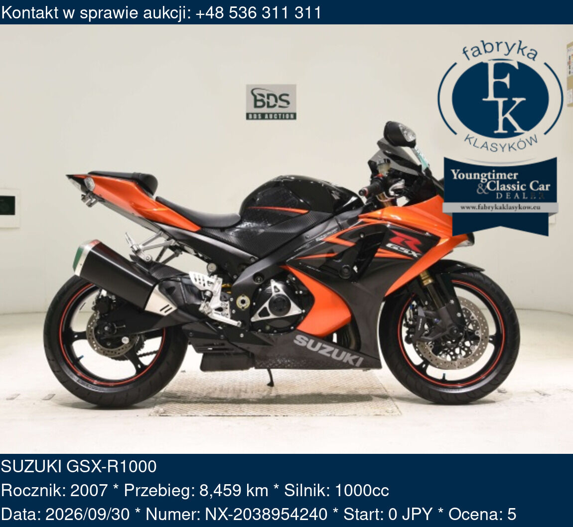 SUZUKI GSX-R1000 2007 - zdjęcie 2