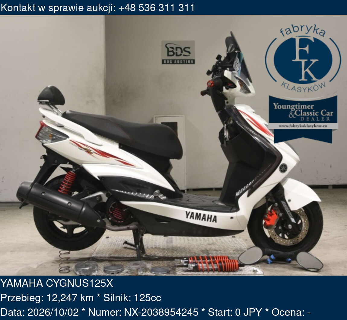 YAMAHA CYGNUS125X  - zdjęcie 2