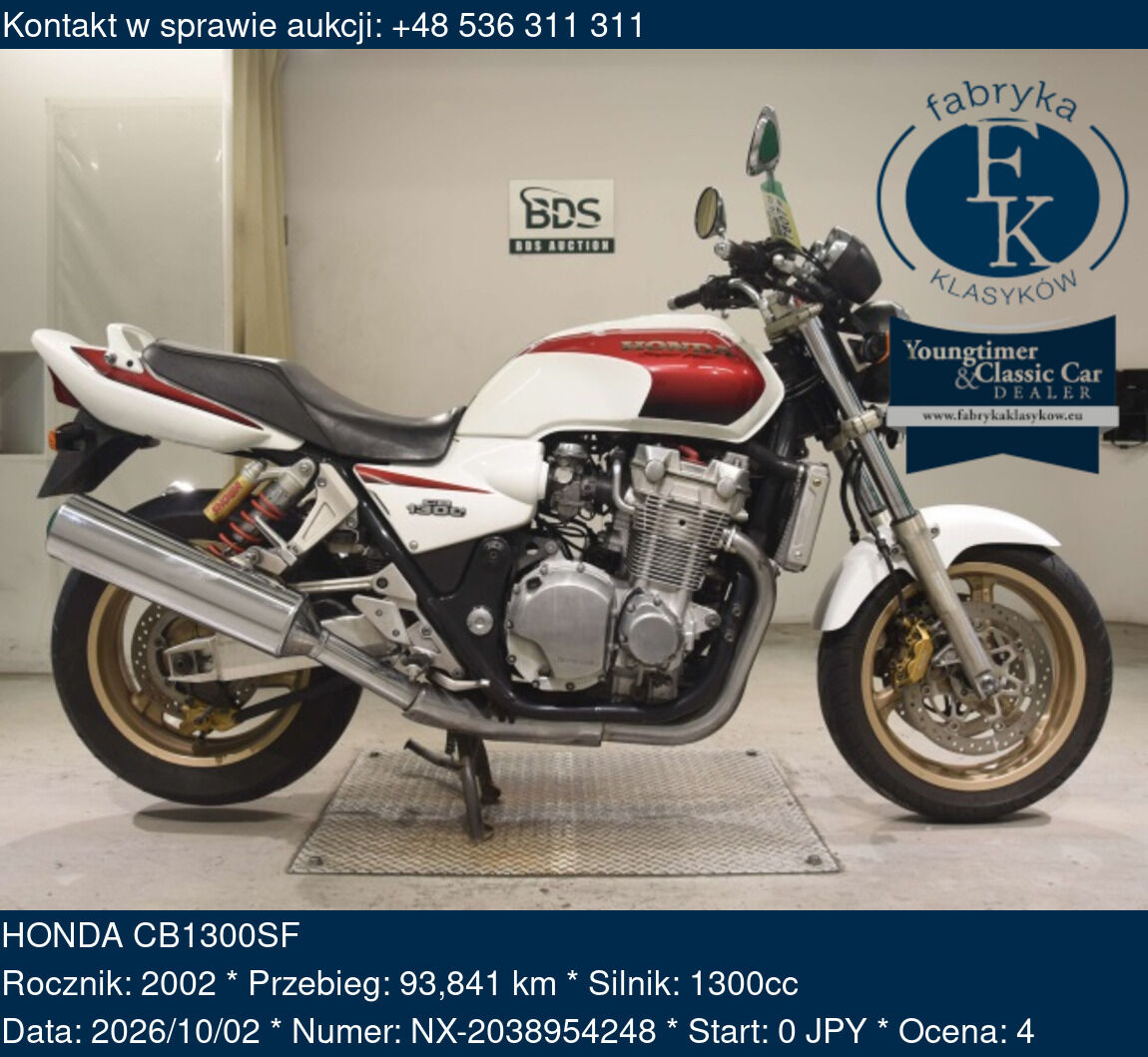 HONDA CB1300SF 2002 - zdjęcie 2
