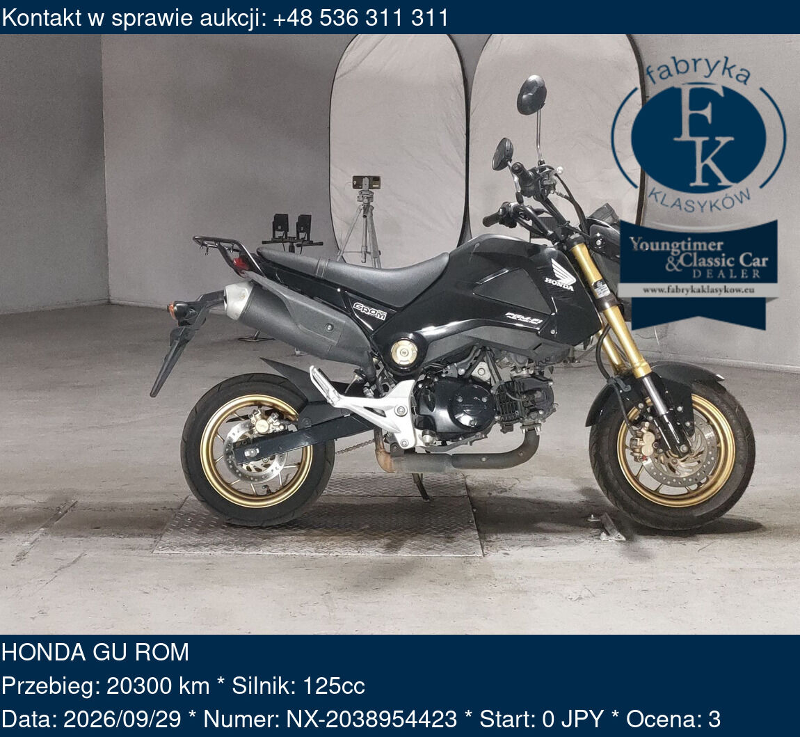 HONDA GU ROM  - zdjęcie 2