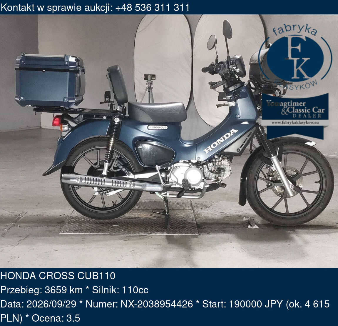 HONDA CROSS CUB110  - zdjęcie 2