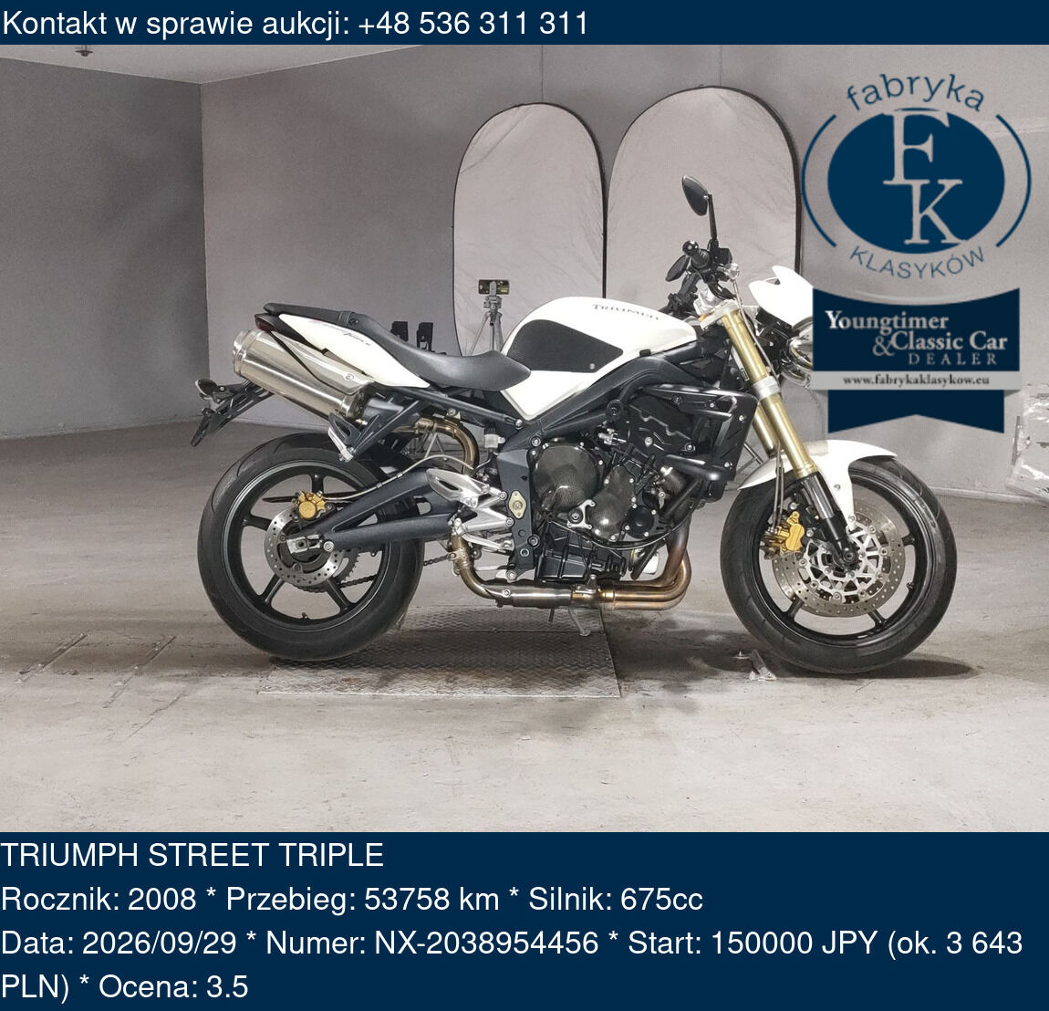 TRIUMPH STREET TRIPLE 2008 - zdjęcie 2