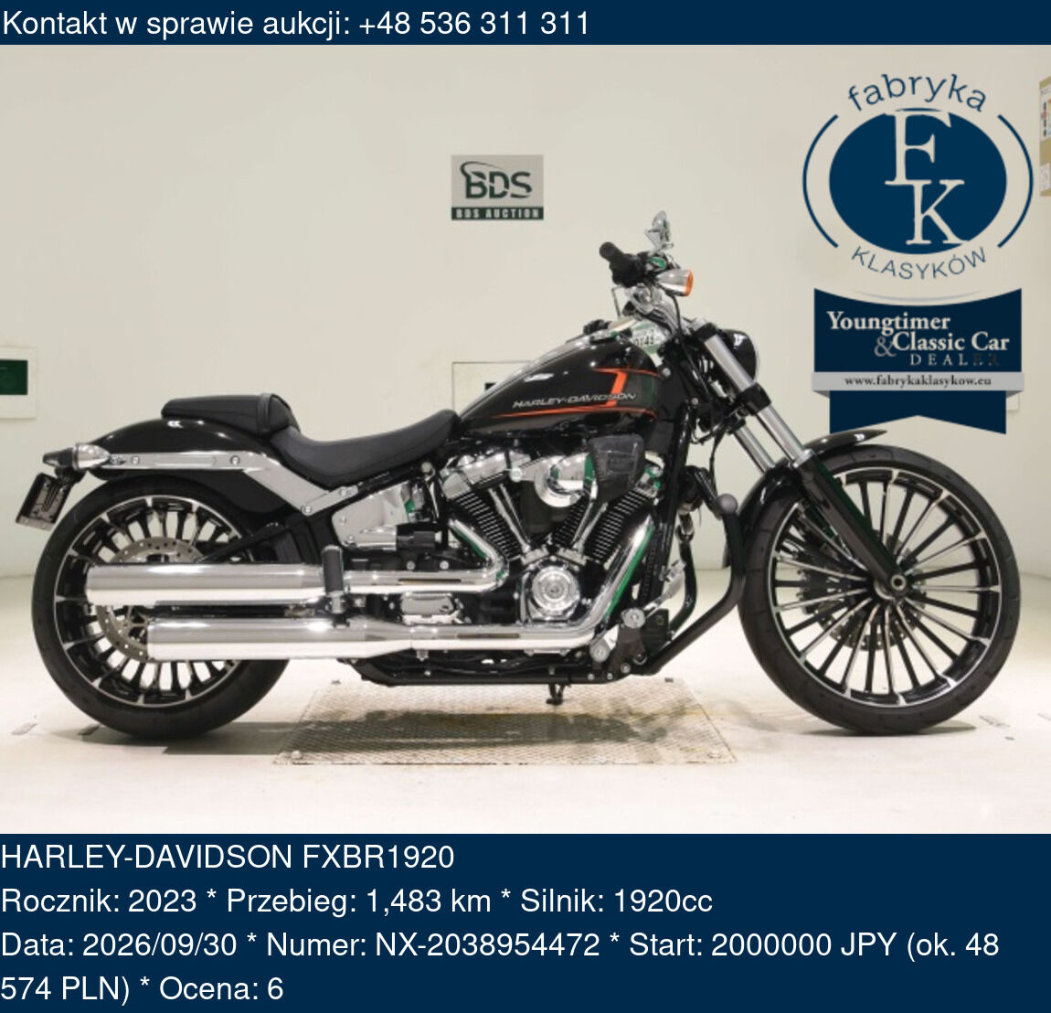 HARLEY-DAVIDSON FXBR1920 2023 - zdjęcie 2
