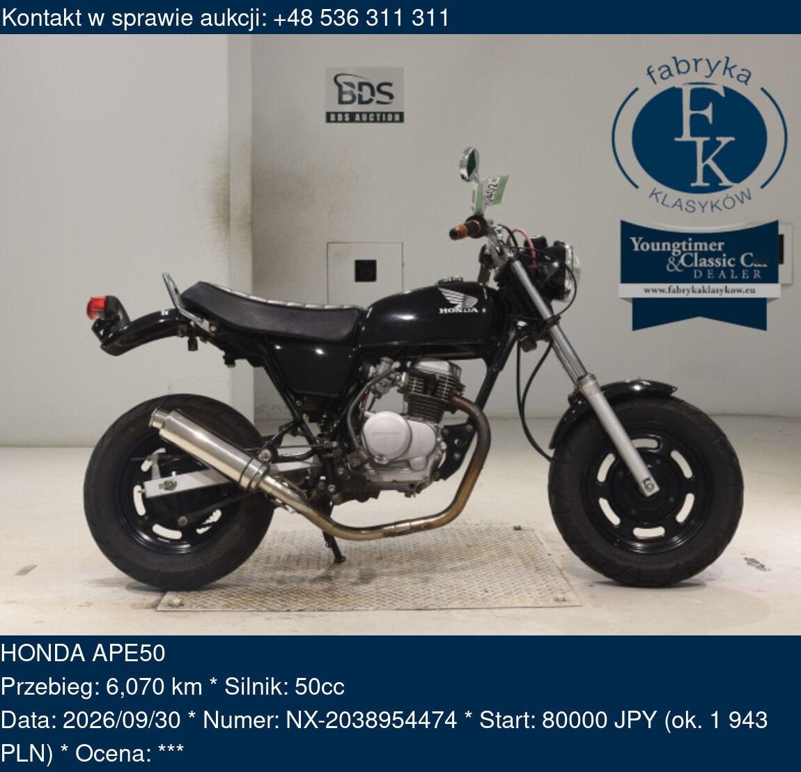HONDA APE50 - zdjęcie 2