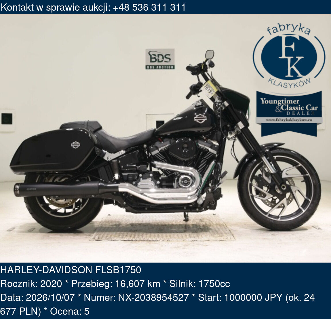 HARLEY-DAVIDSON FLSB1750 2020 - zdjęcie 2