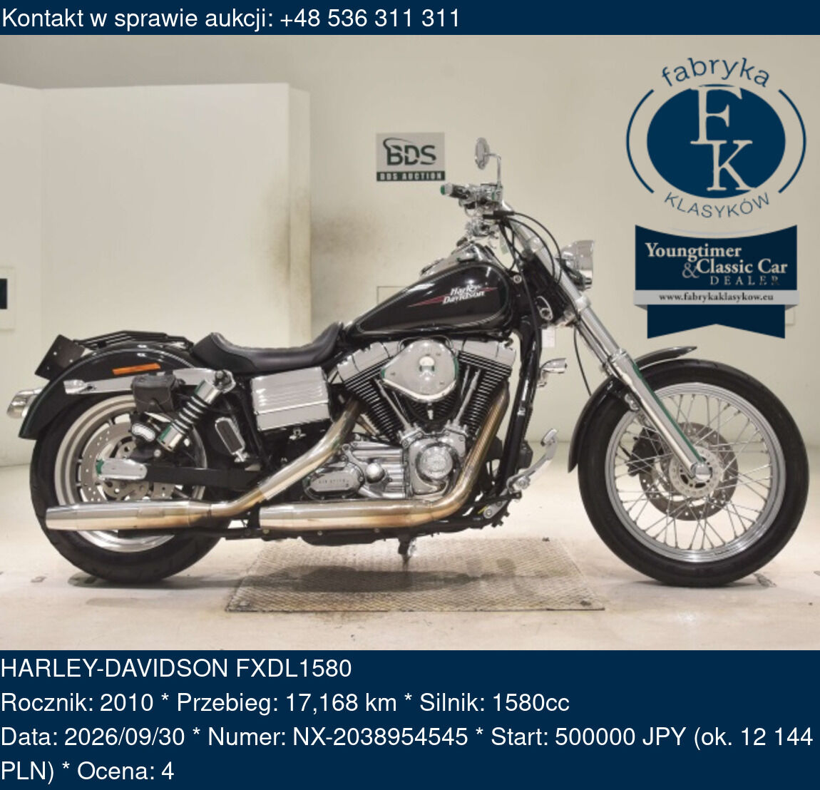 HARLEY-DAVIDSON FXDL1580 2010 - zdjęcie 2