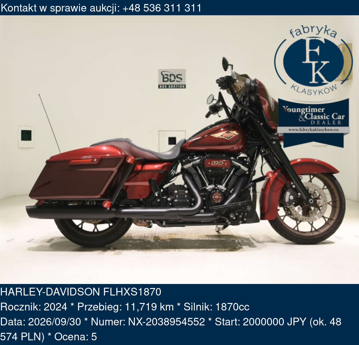 HARLEY-DAVIDSON FLHXS1870 2024 - zdjęcie 2