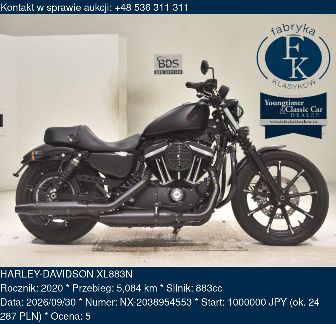 HARLEY-DAVIDSON XL883N 2020 - zdjęcie 2