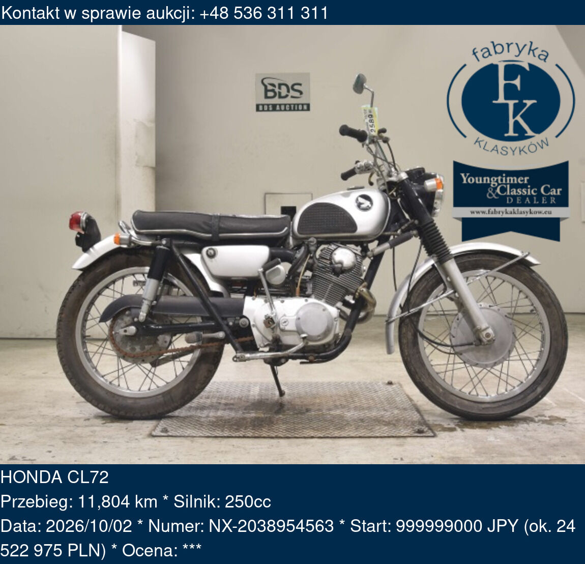HONDA CL72  - zdjęcie 2