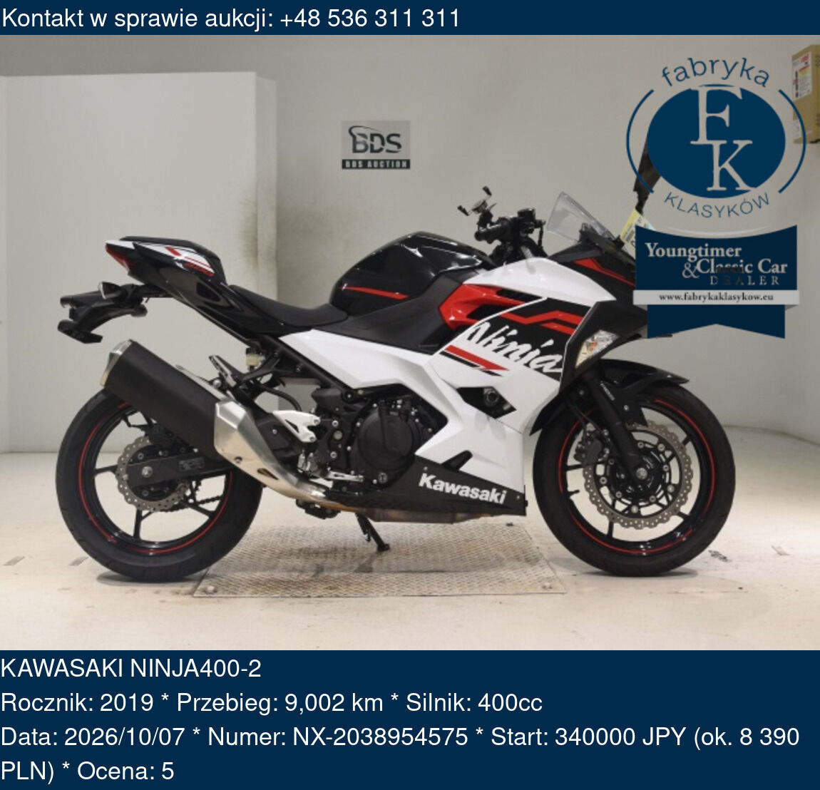 KAWASAKI NINJA400-2 2019 - zdjęcie 2