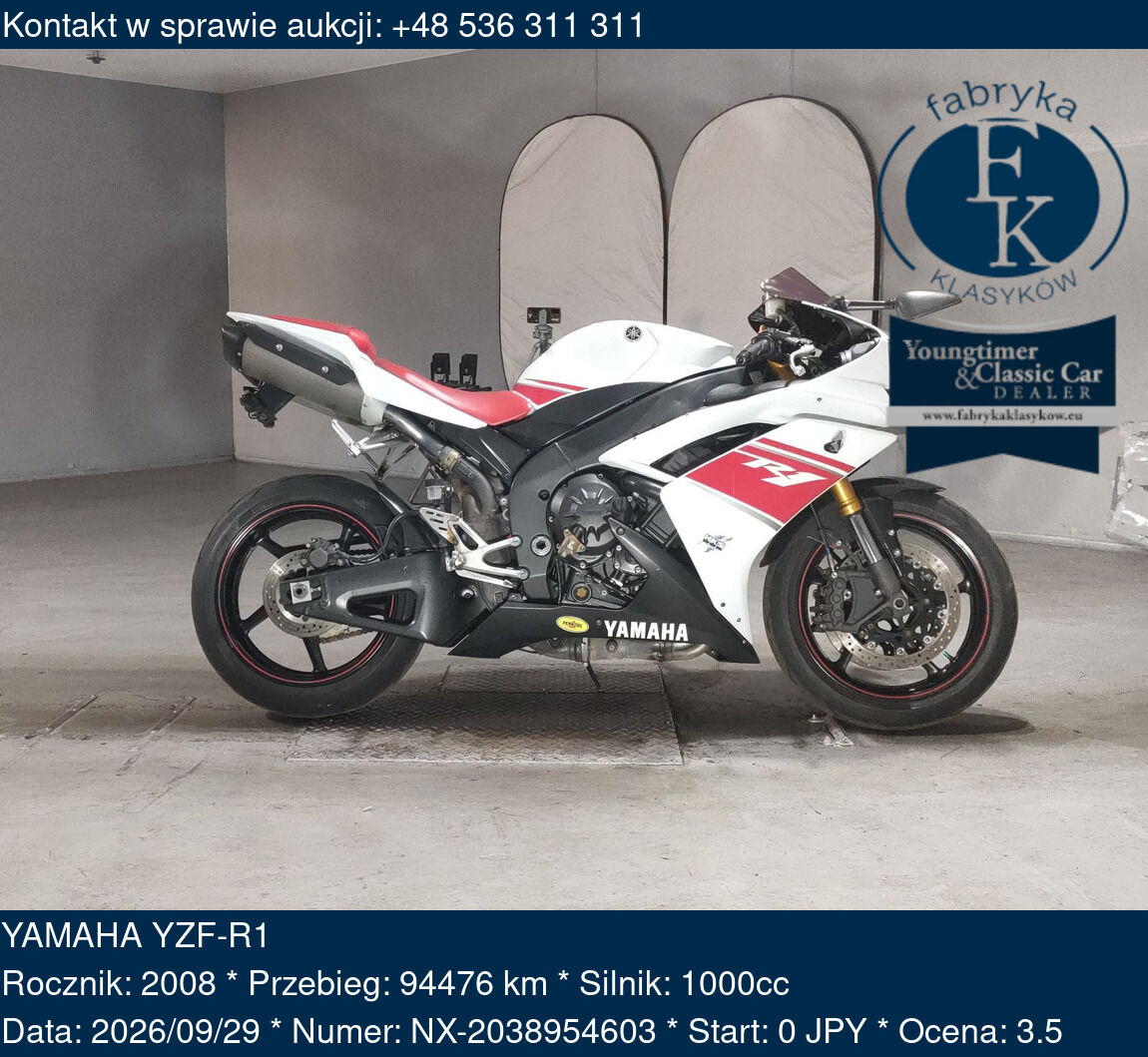 YAMAHA YZF-R1 2008 - zdjęcie 2