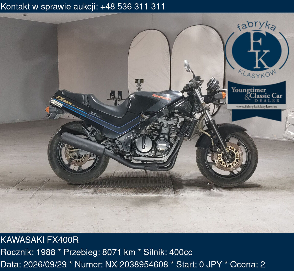KAWASAKI FX400R 1988 - zdjęcie 2