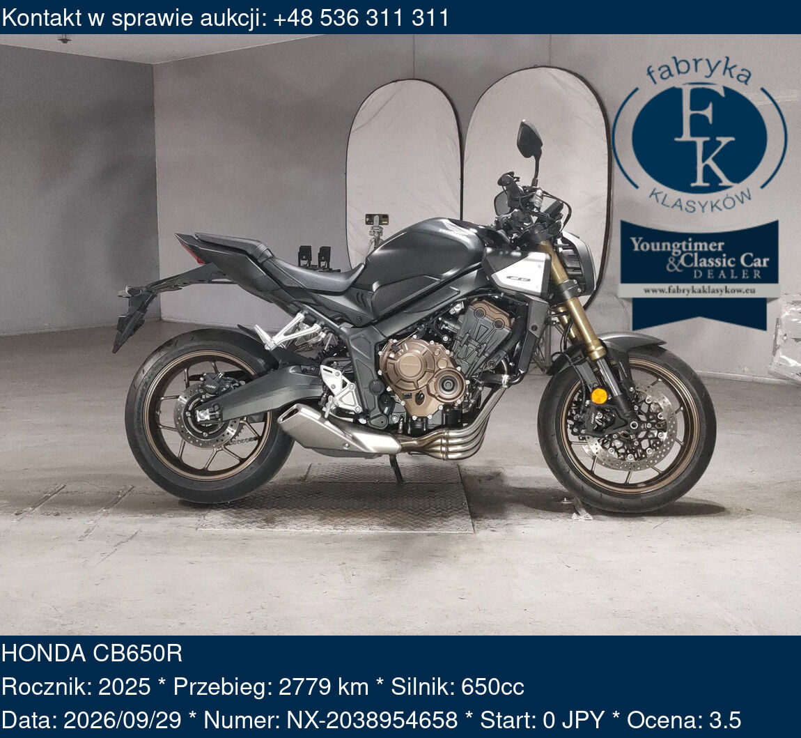 HONDA CB650R 2025 - zdjęcie 2
