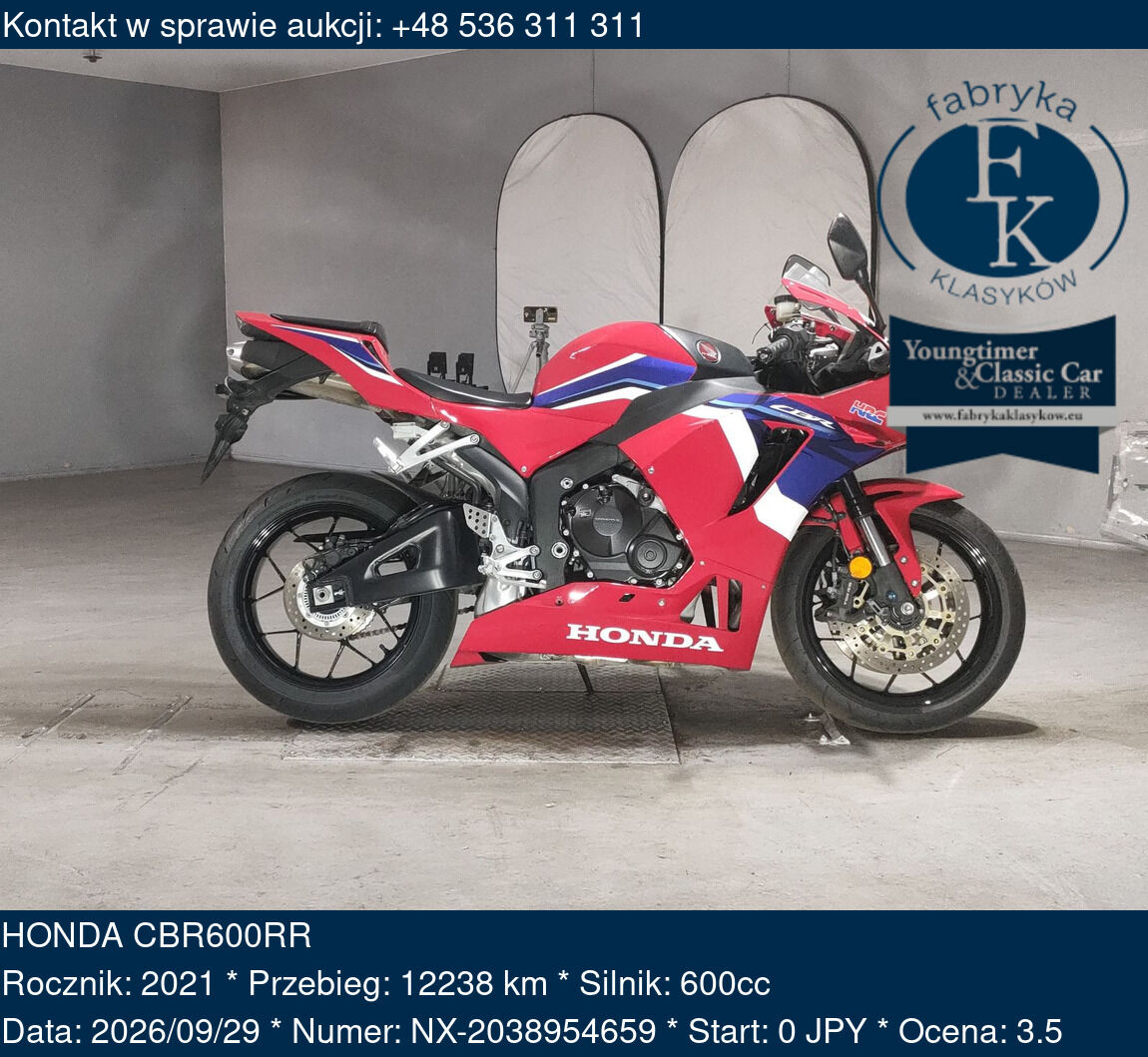HONDA CBR600RR 2021 - zdjęcie 2