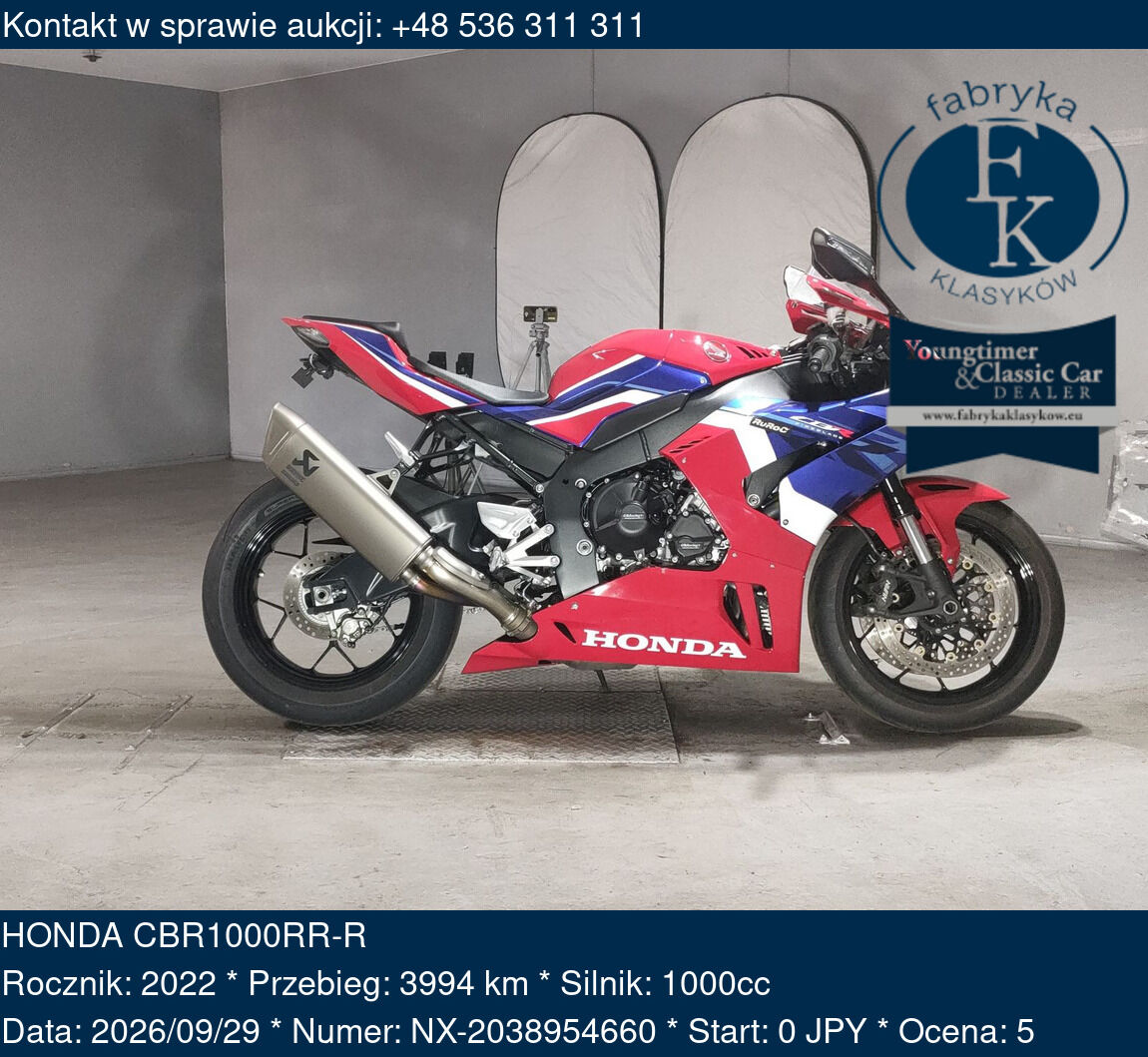 HONDA CBR1000RR-R 2022 - zdjęcie 2