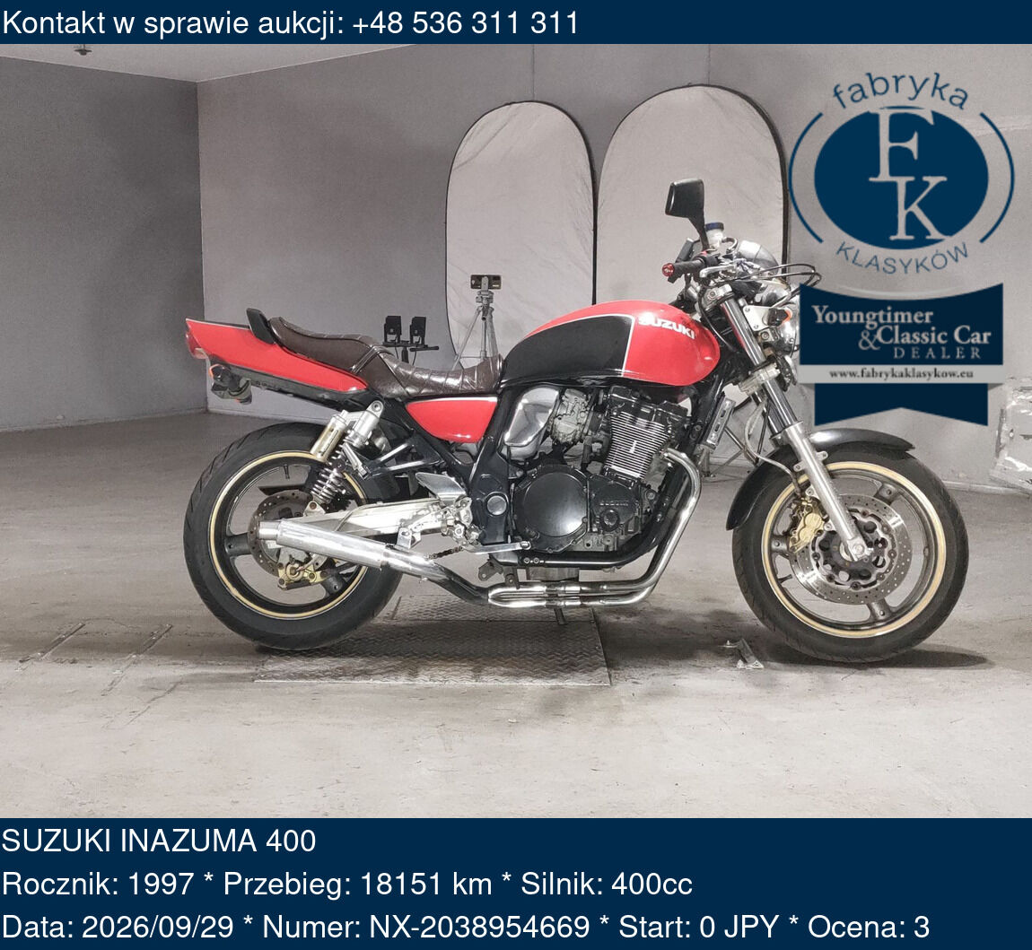 SUZUKI INAZUMA 400 1997 - zdjęcie 2