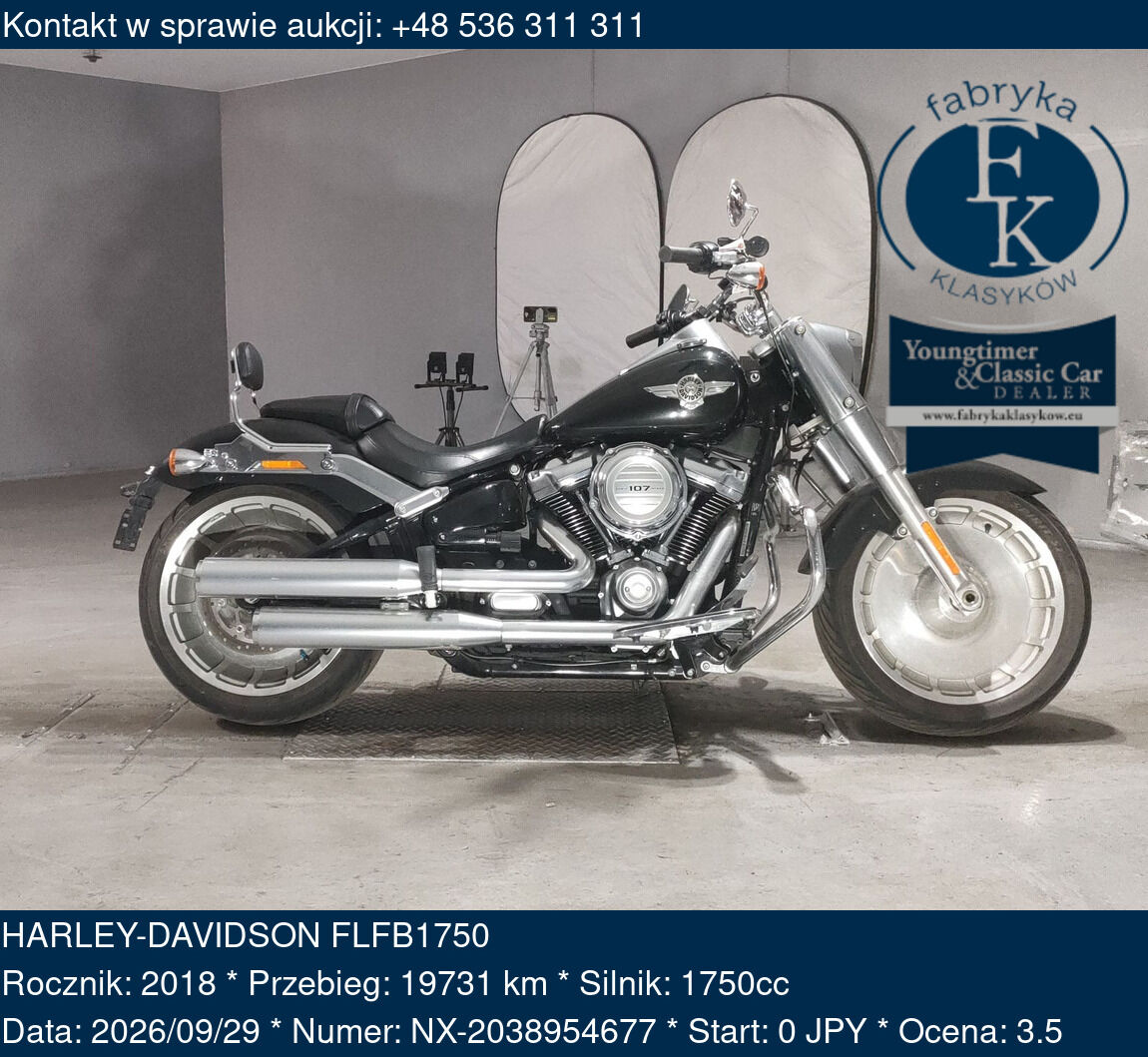 HARLEY-DAVIDSON FLFB1750 2018 - zdjęcie 2