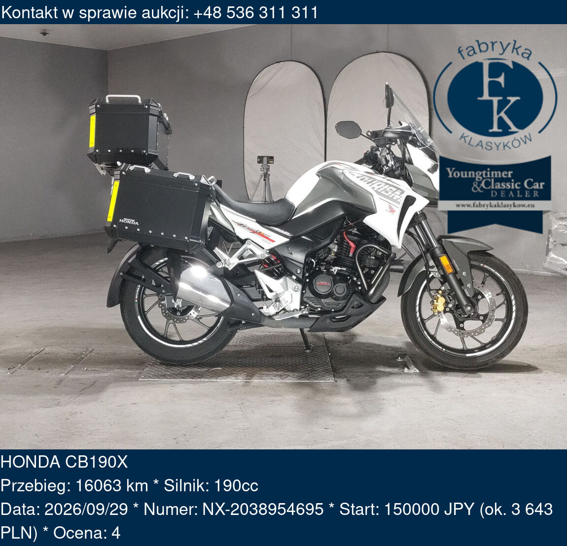 HONDA CB190X  - zdjęcie 2