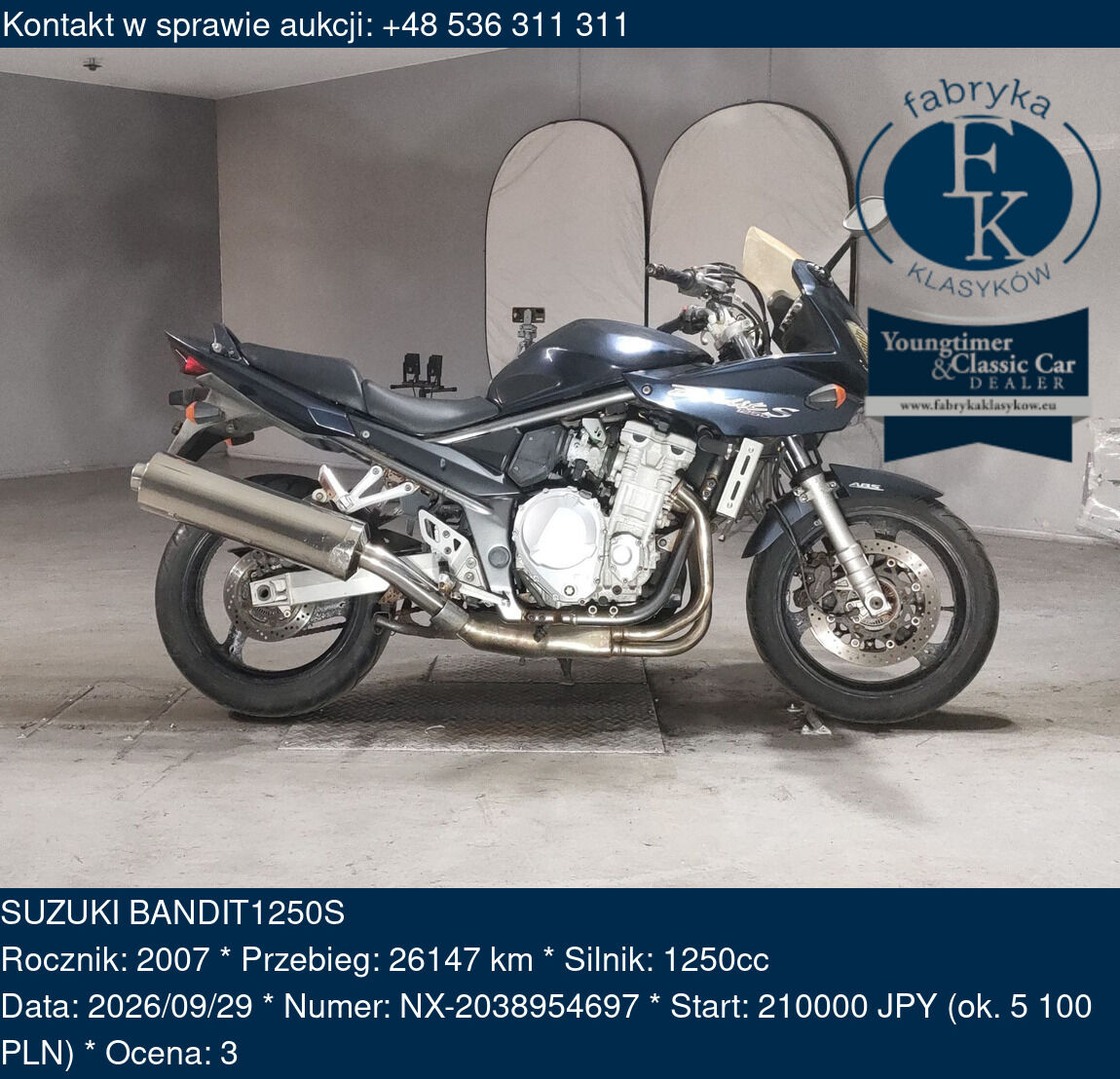 SUZUKI BANDIT1250S 2007 - zdjęcie 2