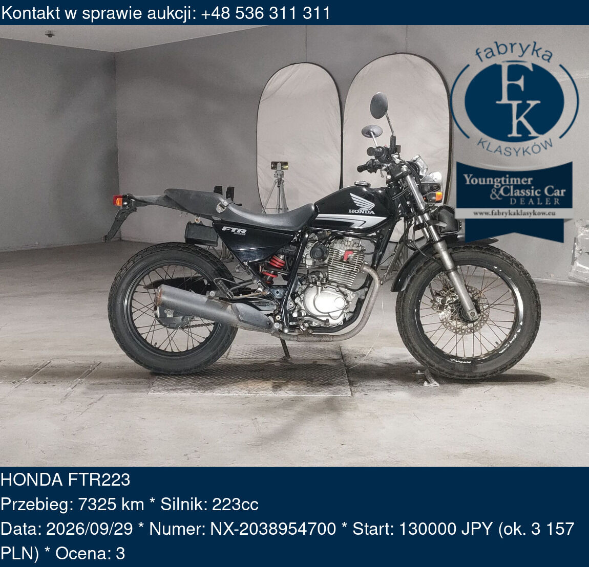 HONDA FTR223  - zdjęcie 2