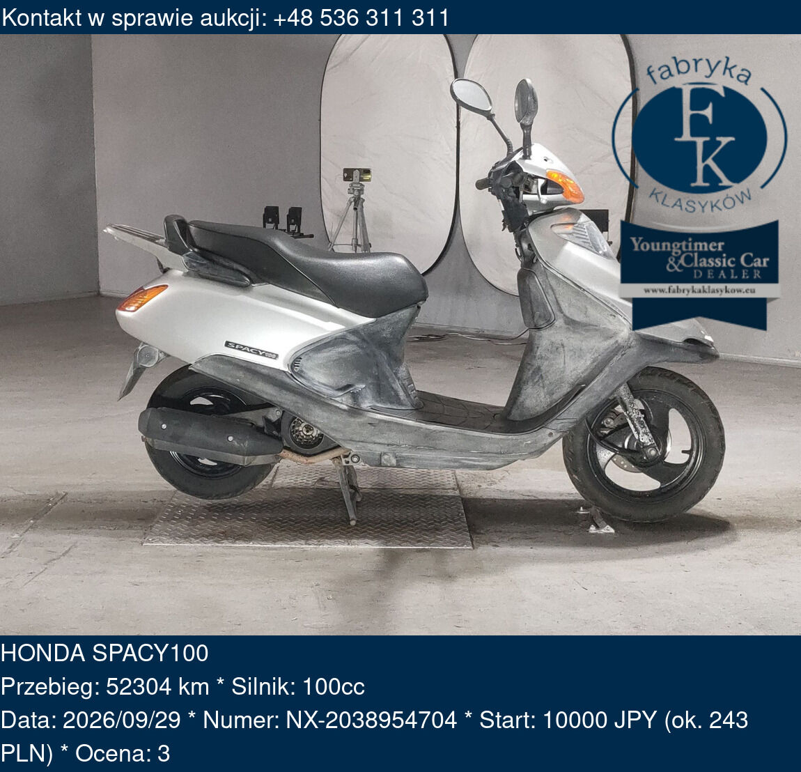 HONDA SPACY100  - zdjęcie 2