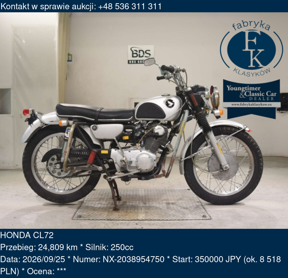 HONDA CL72  - zdjęcie 2
