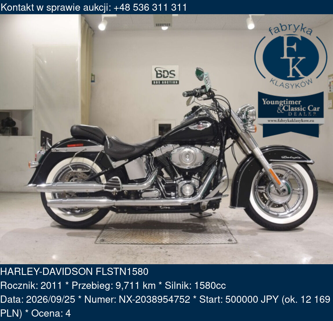 HARLEY-DAVIDSON FLSTN1580 2011 - zdjęcie 2