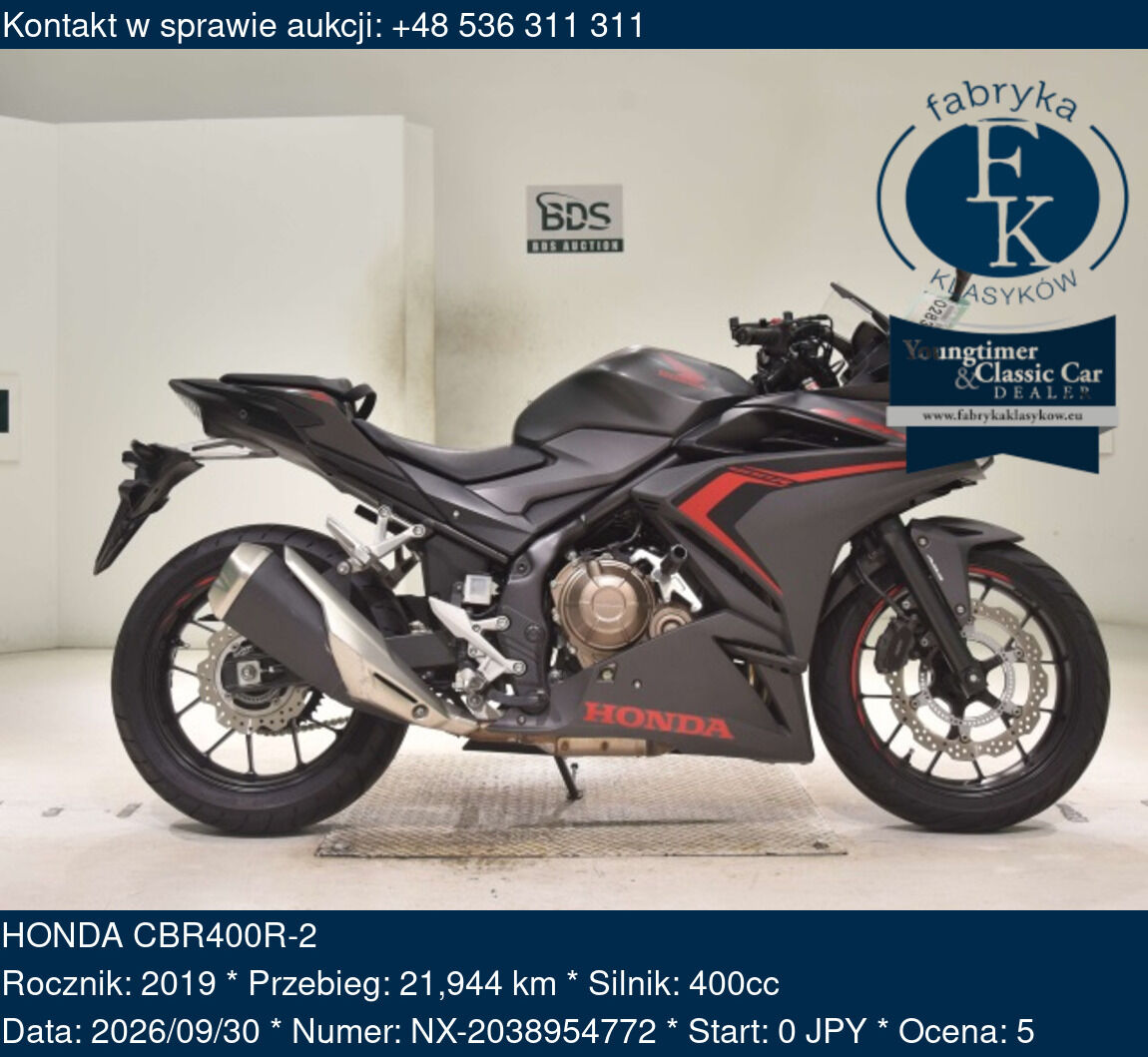 HONDA CBR400R-2 2019 - zdjęcie 2